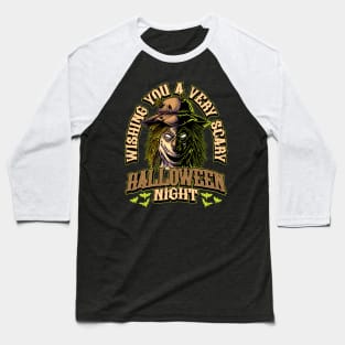 Halloween - Scarecrow Illustration Baseball T-Shirt